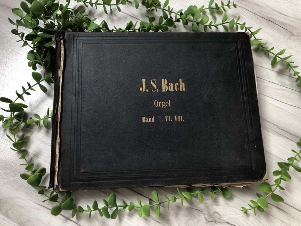 Rarytas Unikat Jan Sebastian Bach Orgel Band V VI VII unikat