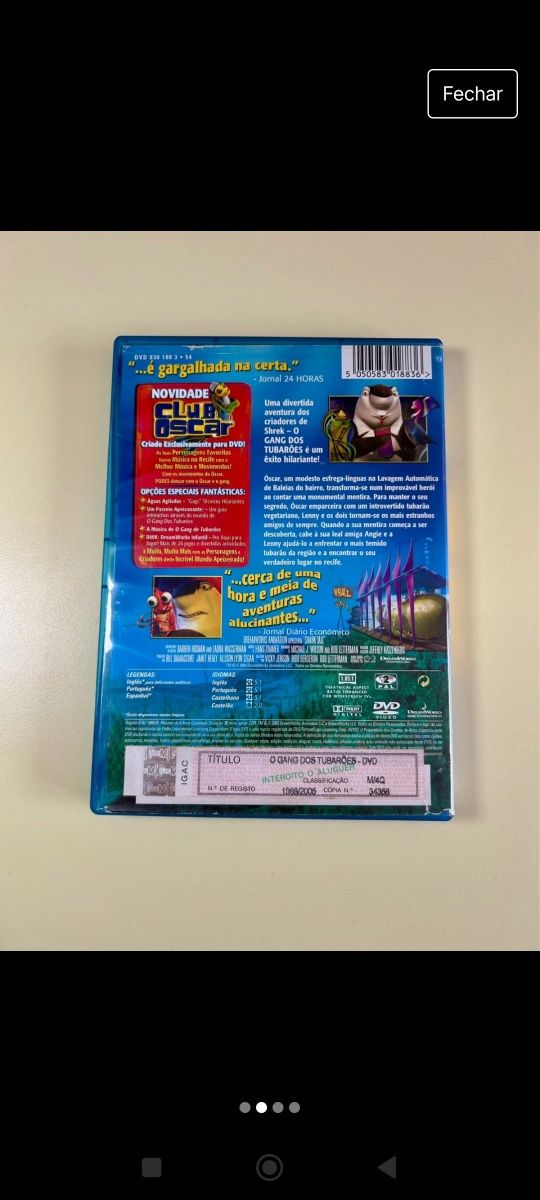 DVD o gang dos tubarões
