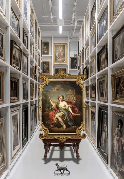 Obraz na płótnie - cykl "Na Targu" - wielkość 75cm x 108cm