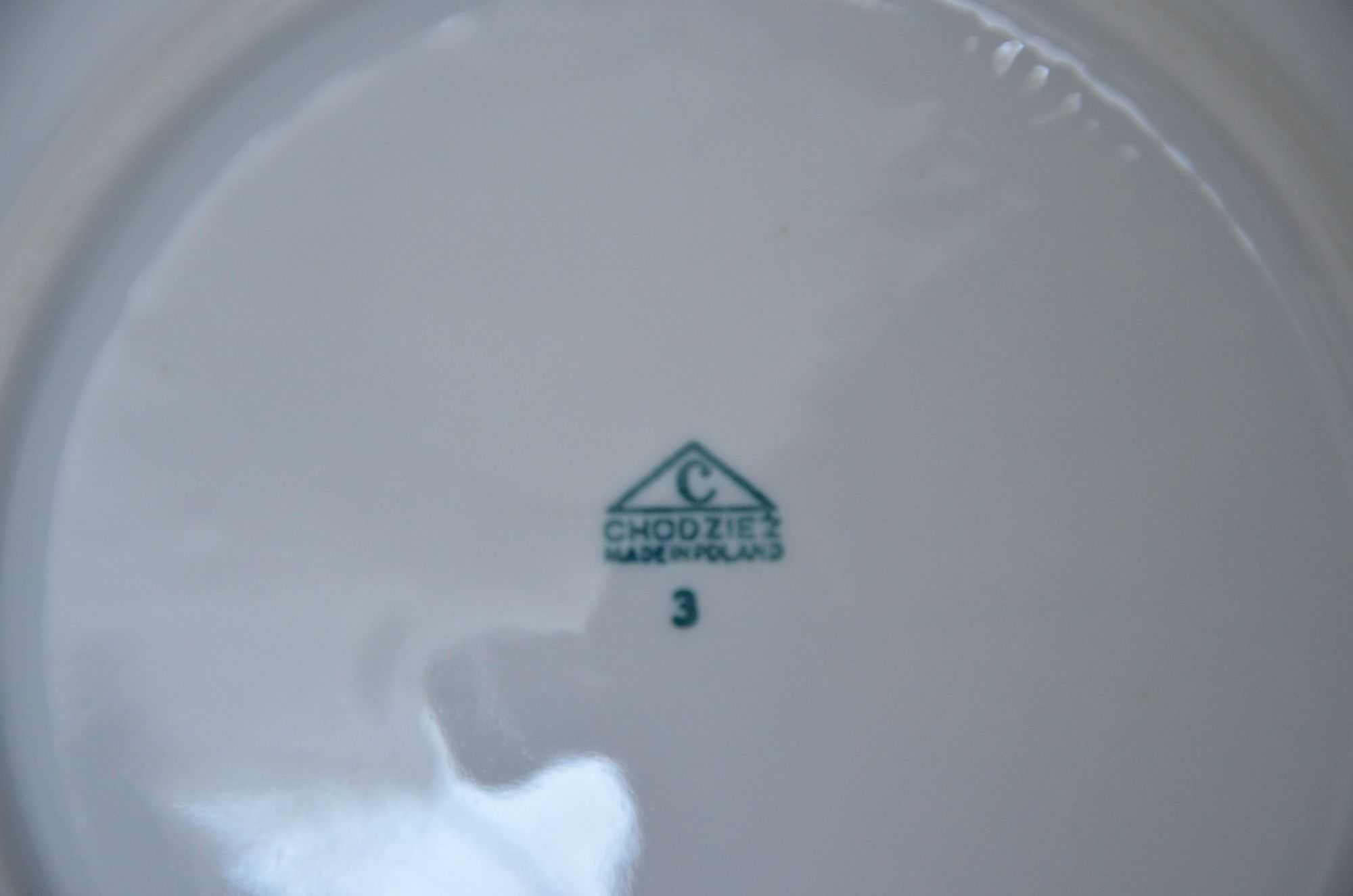 Chodzież porcelana talerze obiadowe głębokie talerzyki śniadaniowe