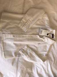 Camisa lanidor, branca oxford, 18 meses (veste grande)