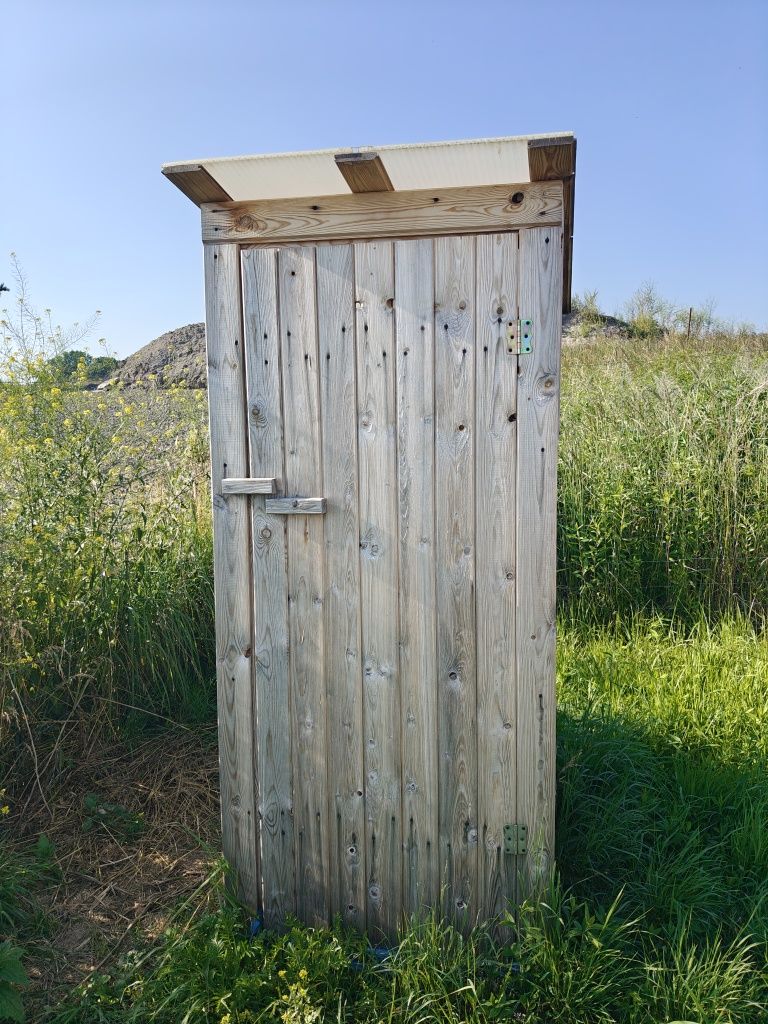 Toaleta budowlana przenośna drewniana TOI TOI WC sławojka szalet wycho