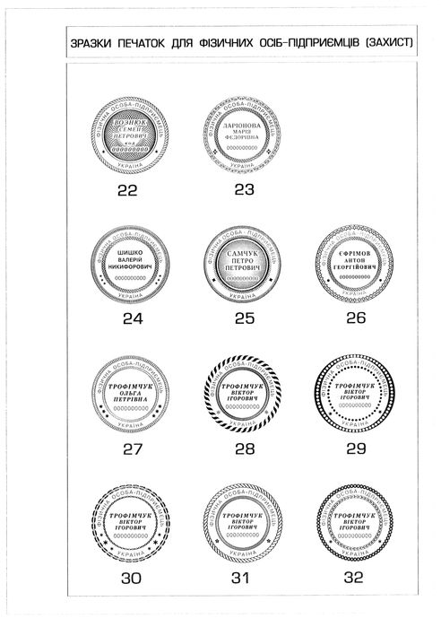 Печатка. Оснастка для печатки+кліше.