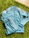 Adidas komplet chlopiecy turkus 140cm