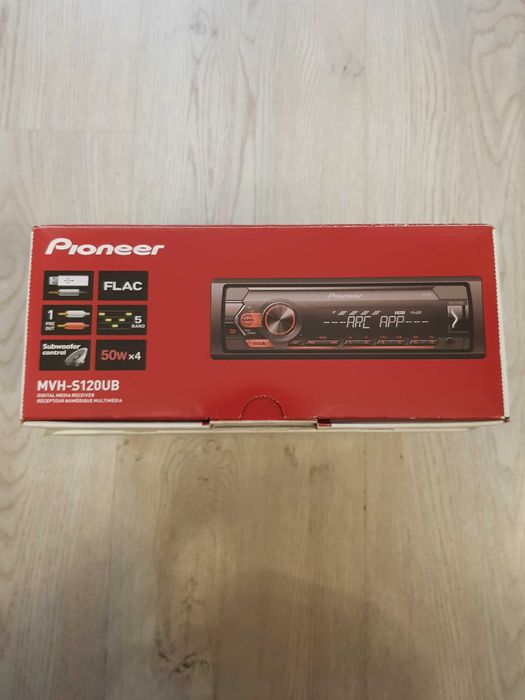 Radio Samochodowe PIONEER MVH-S120UB RADIO USB MP3 AUX iPod iPhone