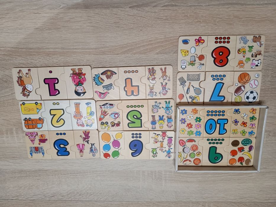 Playtive Junior Number Puzzle 30 sztuk zestaw