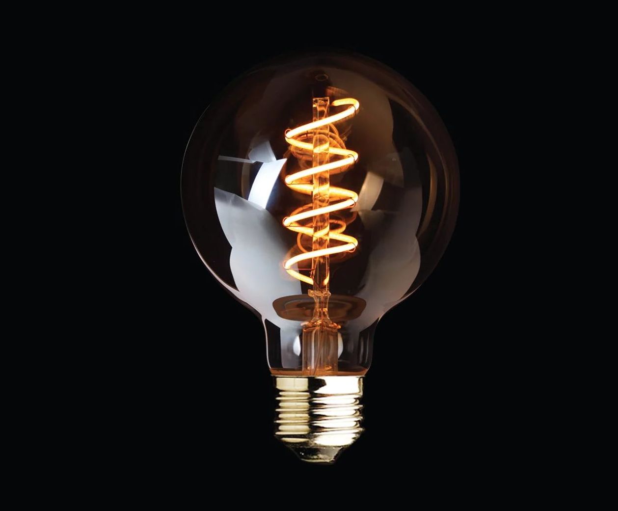 OZDOBNA  ŻARÓWKA LED G95 4W E24 Ciepłe światło 1800K NOWA