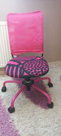 Krzesło do biurka dla dziewczynki  Ikea