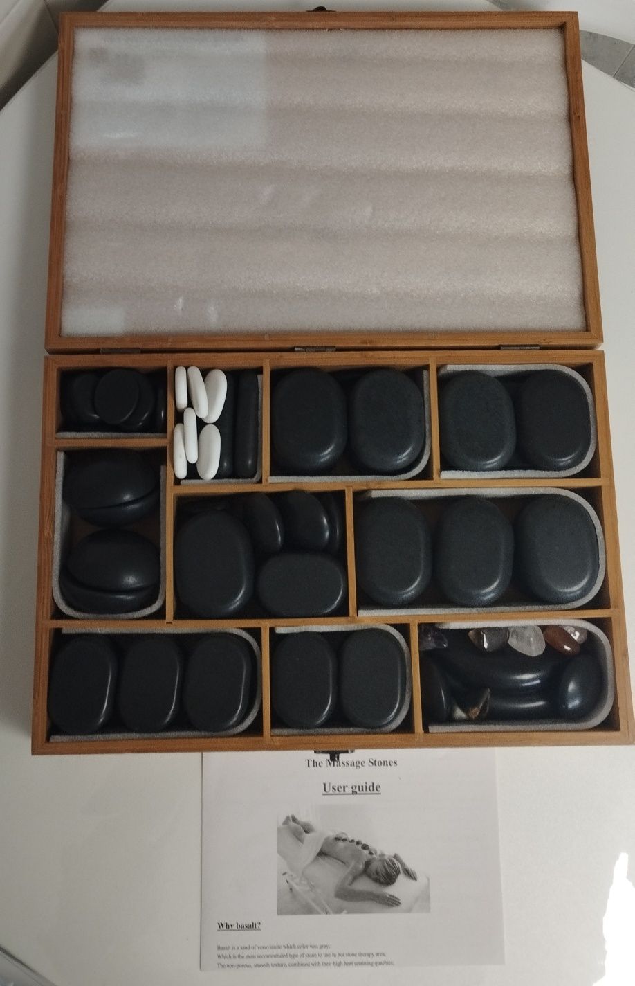 Pedras quentes para Massagem