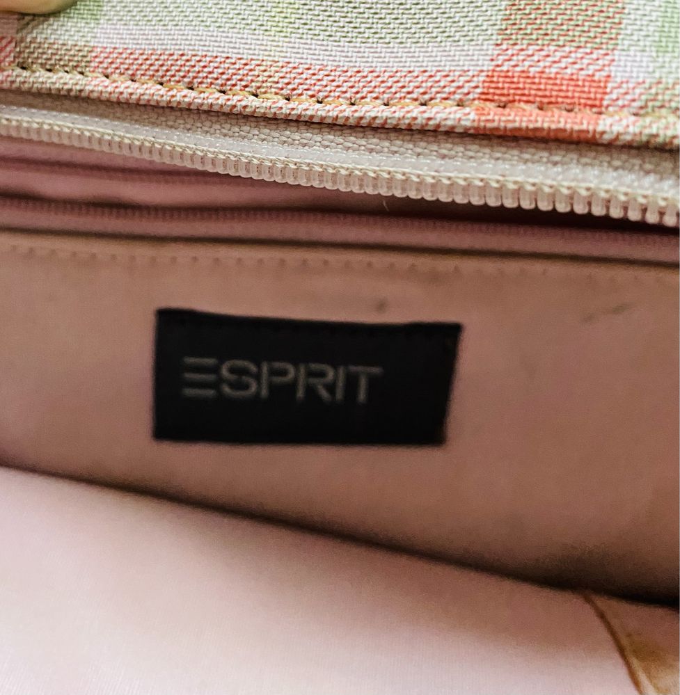 Esprit rozowa torebka na ramie