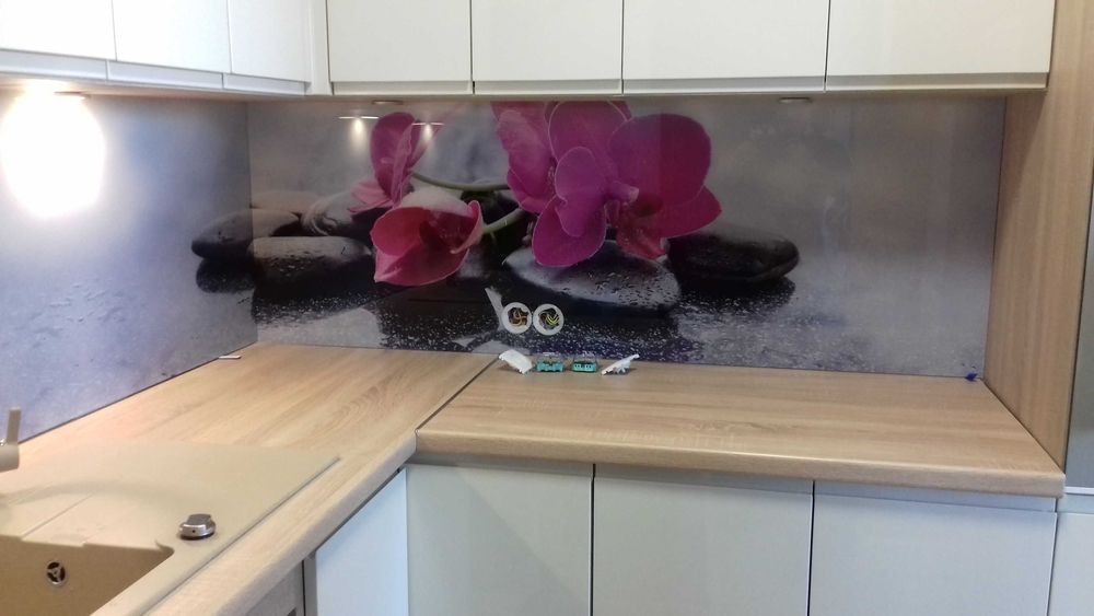 Panele szklane z nadrukiem 150x55 Olkusz, Bukowno POMIAR, MONTAŻ