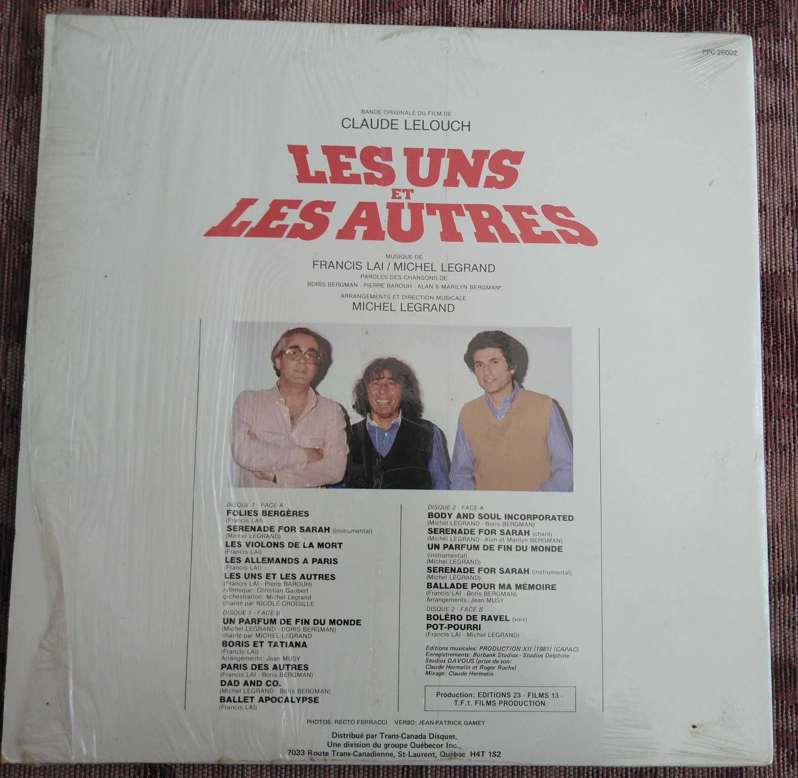 vinil: Francis Lai / Michel Legrand “Les uns et les autres” [duplo]