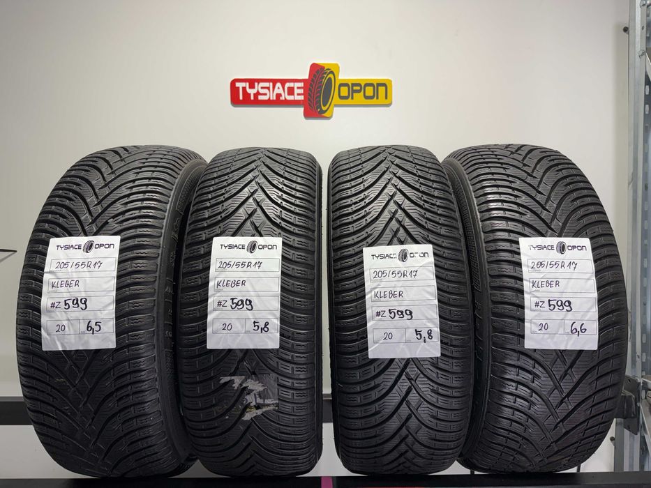 Opony Zimowe 205/55/17 Kleber KrisalpHP3 Komplet #Z599