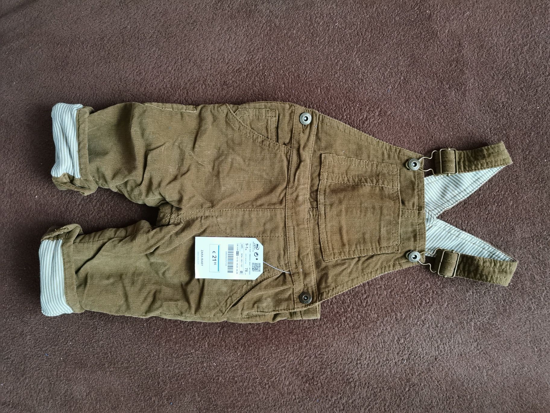 Ogrodniczki Zara Boy rozmiar 78 (9-12 m-cy)