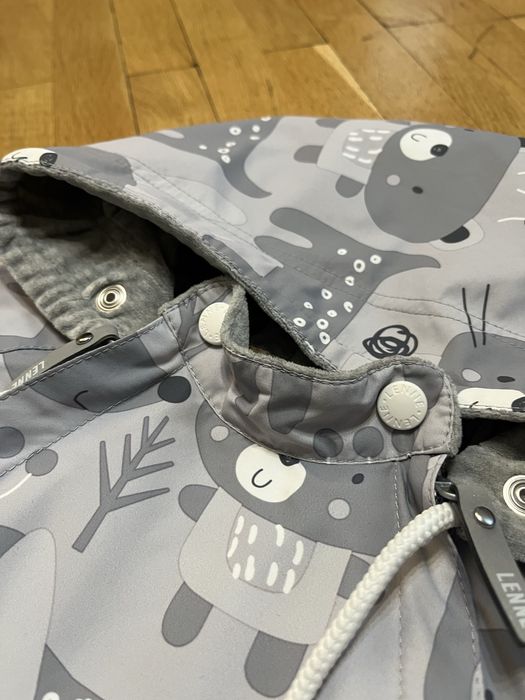 Комбинезон детский LENNE демисезонный с капюшоном подкладка велюр