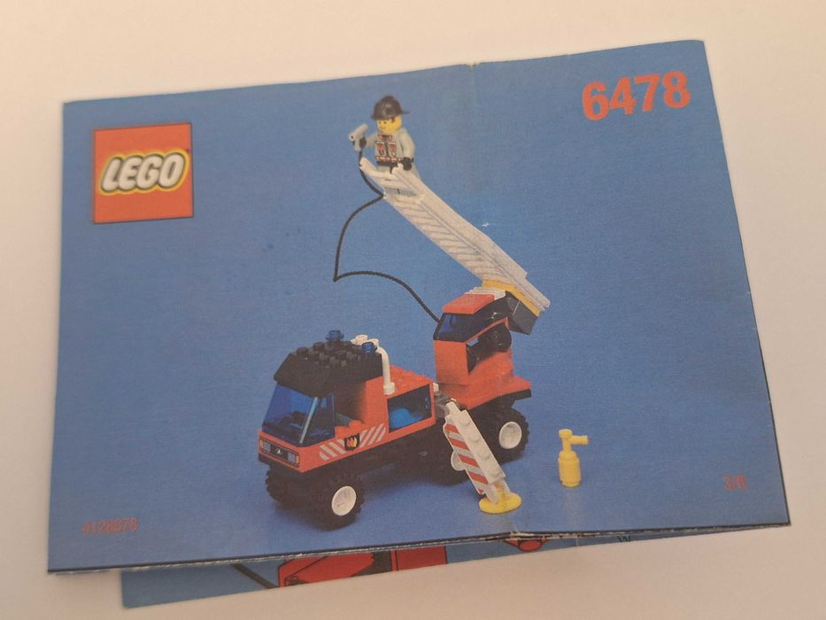 LEGO 6478 - instrukcja. Retro Lego. Polecam.(R)