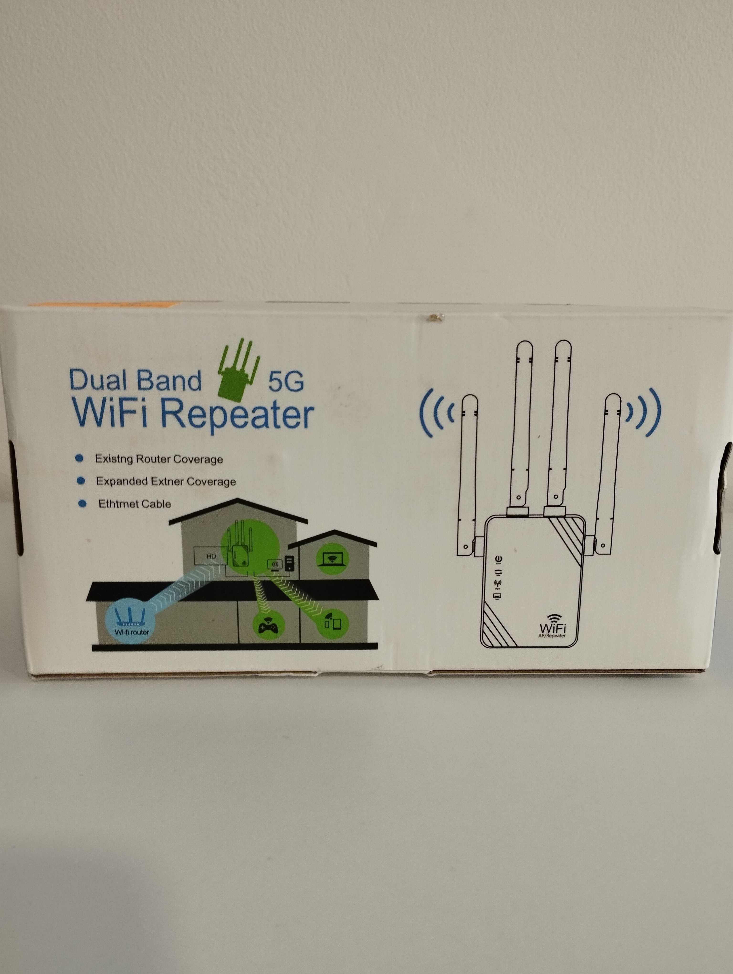 Router WiFi repeater router, 300/1200 Mbps Dual-Band 2,4/5G