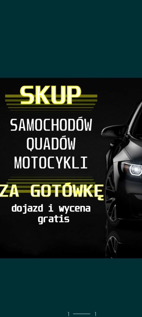 Skupujemy Auta Osobowe i Dostawcze ! Płacimy uczciwie i najwięcej!

Sk