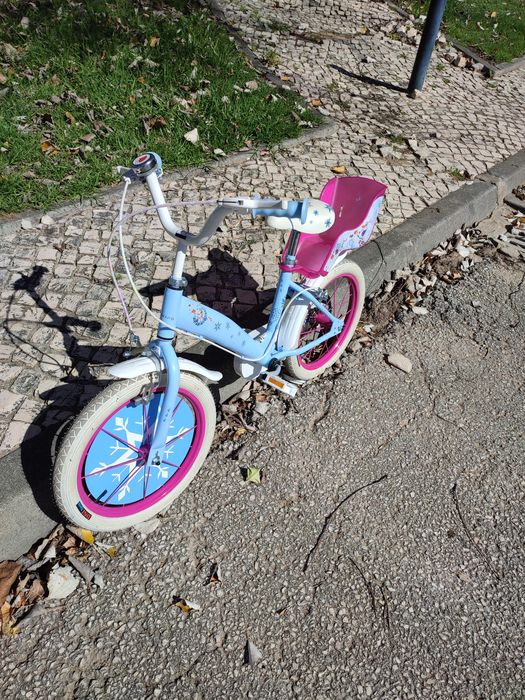 Bicicleta Criança Frozen Roda 16