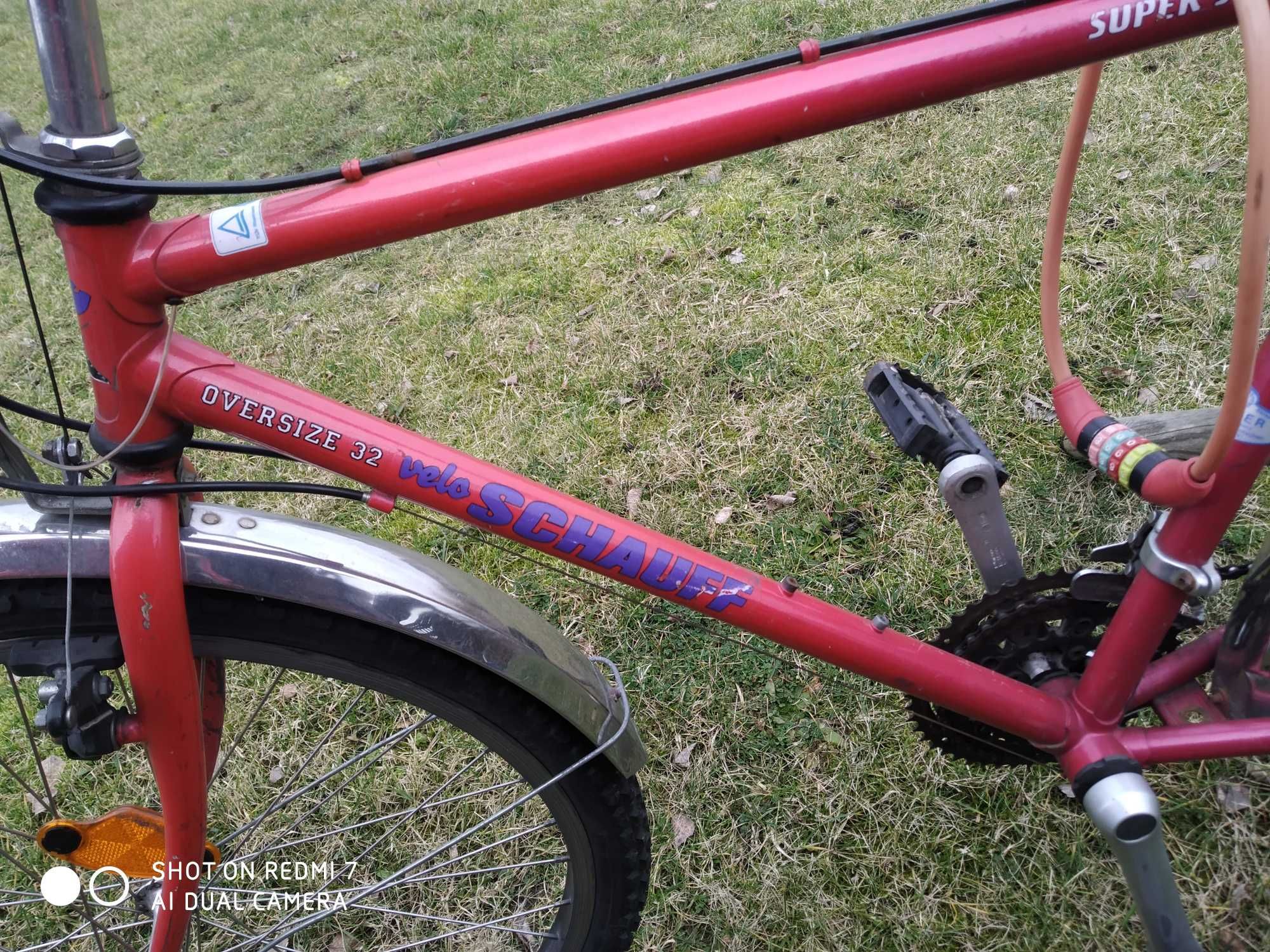 Sprzedam rower SCHAUFF w kolorze czerwonym