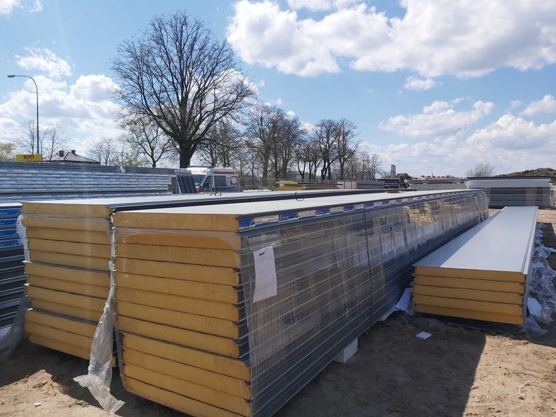 płyta warstwowa 40mm NOWA, I i II gatunek, transport