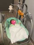 Крісло гойдалка Caretero Loop Mint