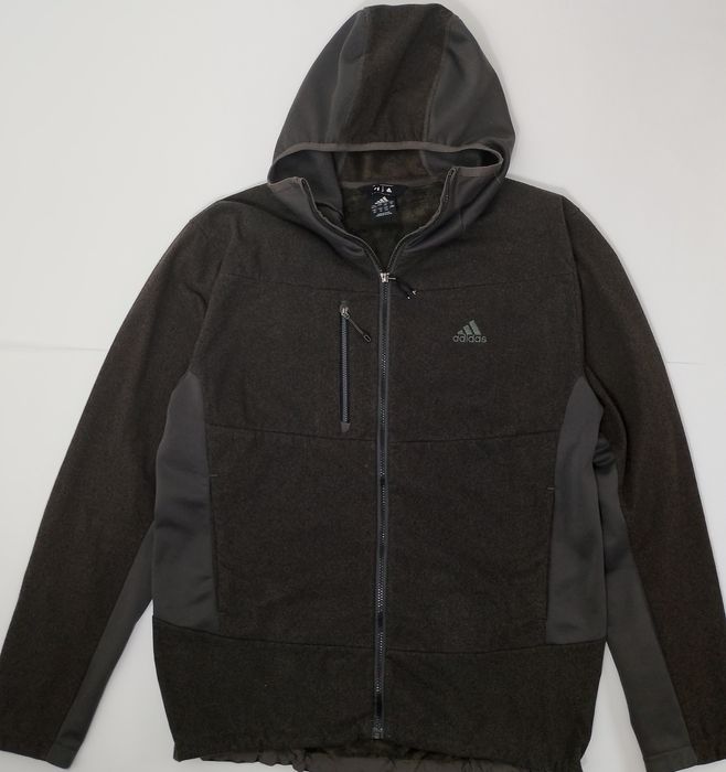 Ocieplana bluza futerkiem męska Adidas UK 46/48