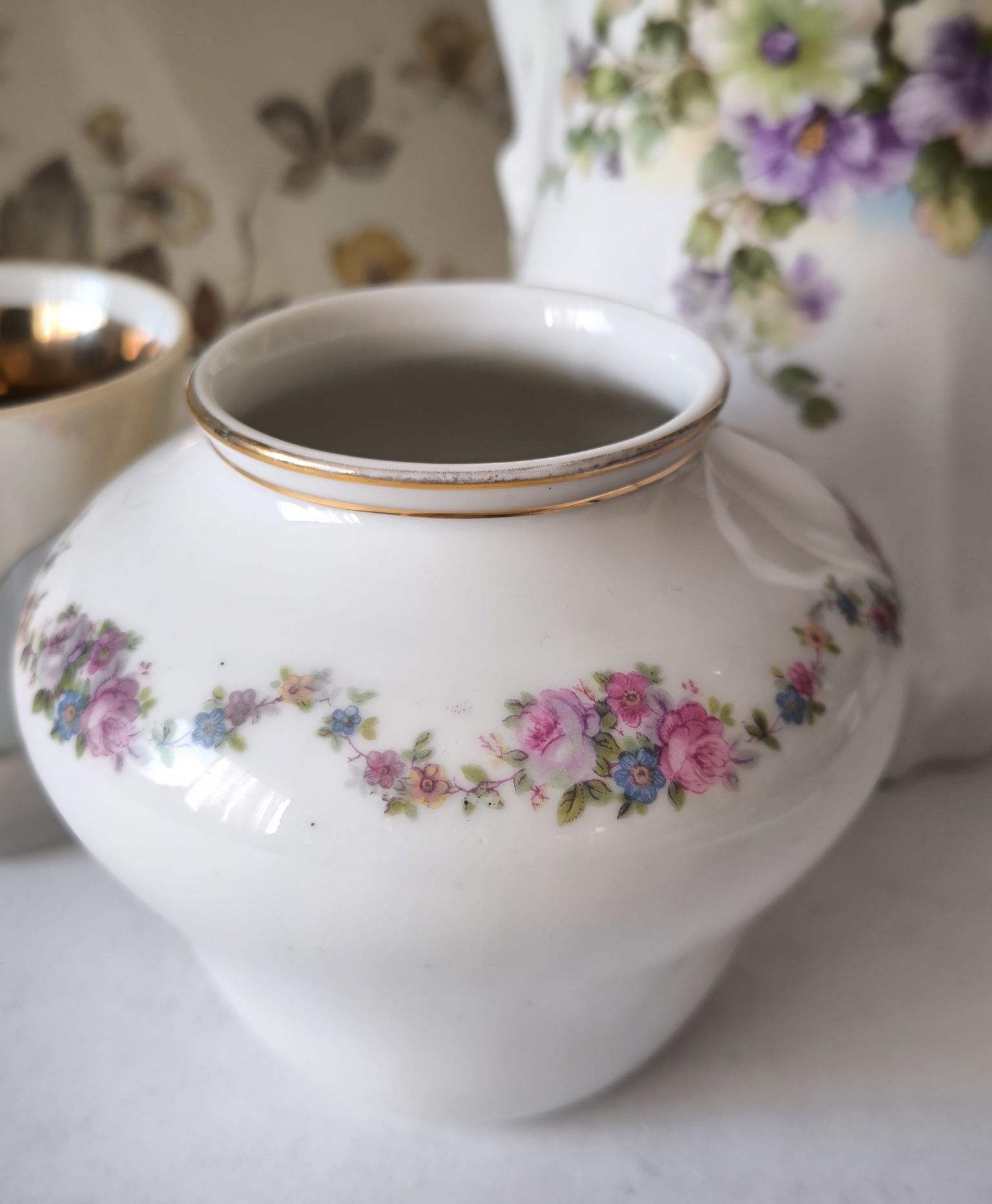 Wazon Bogucice piękna stara porcelana