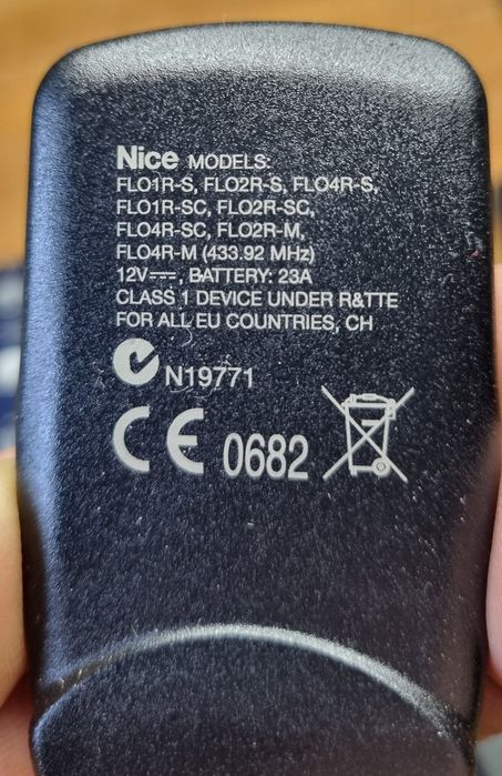 Pilot NIce FLO2-R, FLO4-R, VERY