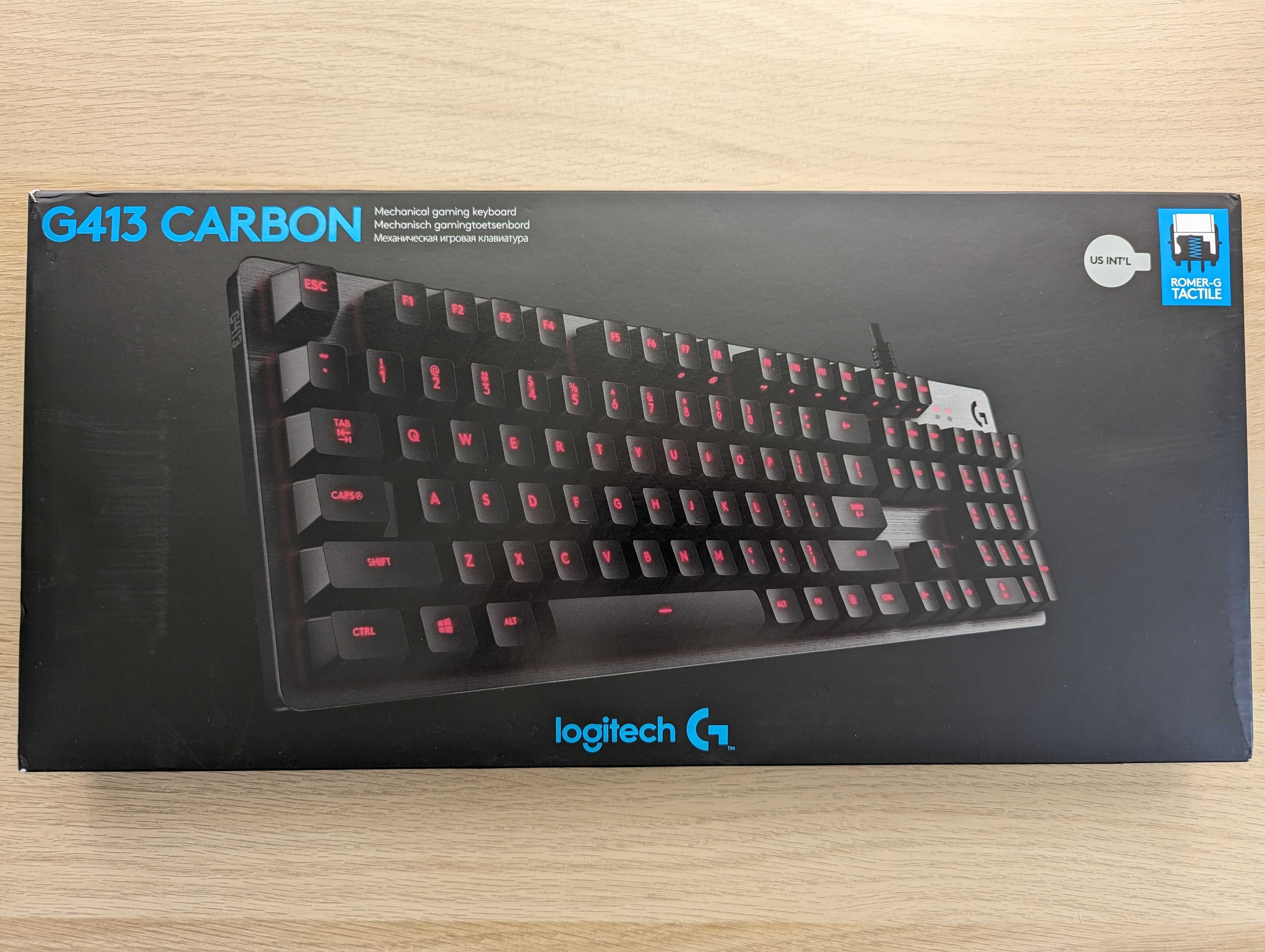 Klawiatura mechaniczna Logitech G413 Carbon Tactile