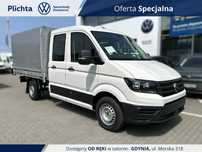 Volkswagen Crafter  DOKA, podwójna kabina, skrzynia z plandeką, od ręki!