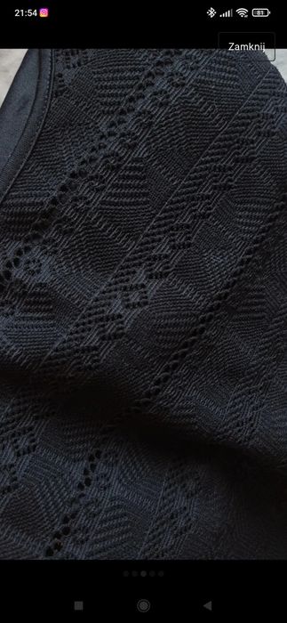 sukienka na ramiączkach długa maxi z rozcięciami ze wzorem