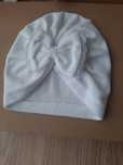 Czapeczka turban welurowy z apaszką