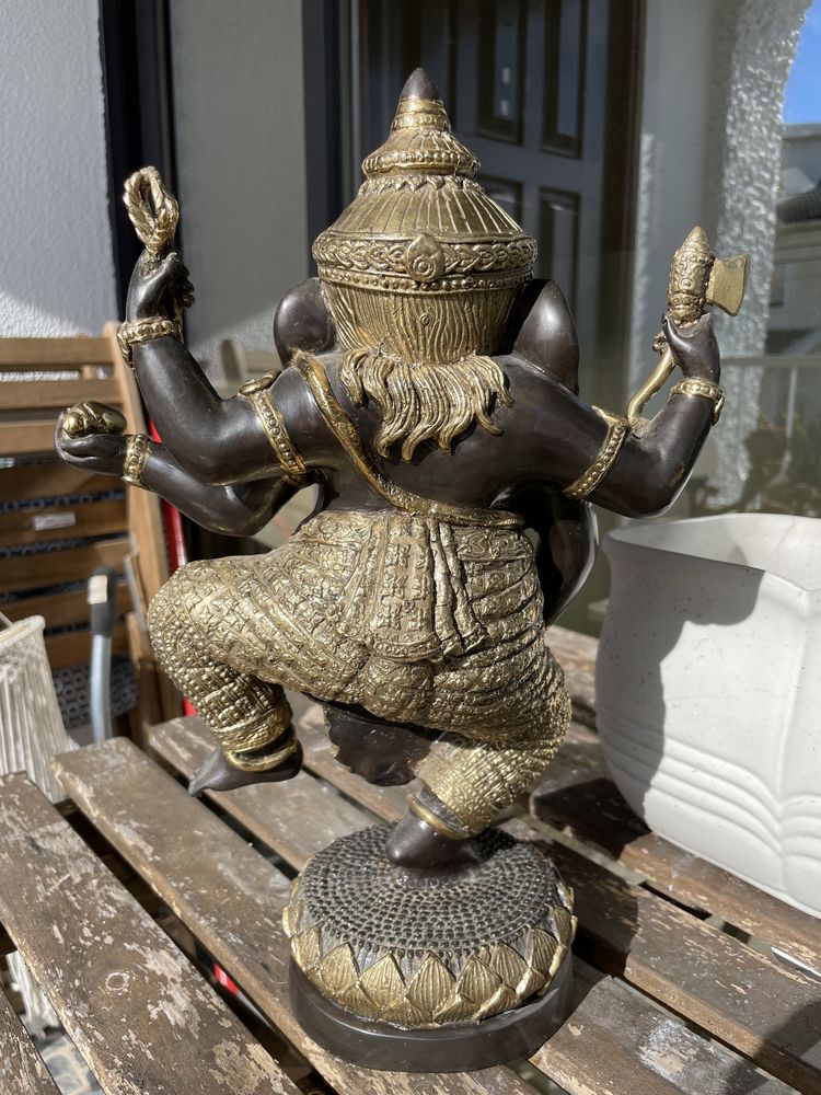 Ganesha, estatua em bronze