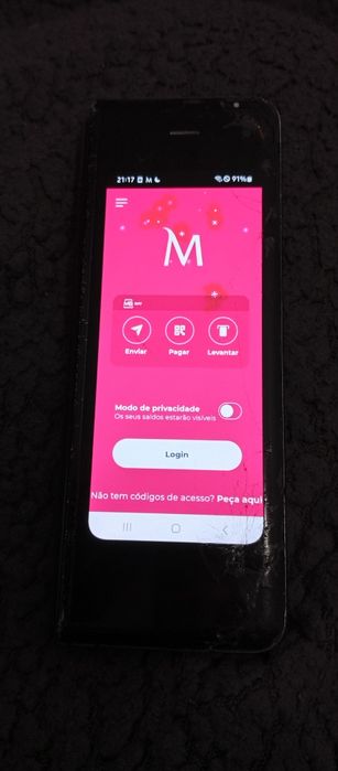 Samsung fold 1° geração écran interior avariou