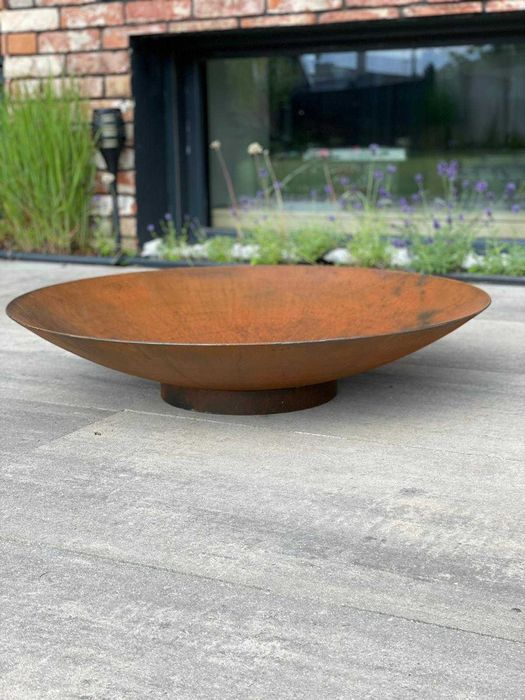 Palenisko ogrodowe 80 cm NA PREZENT Gruba Stal 3 mm Ognisko Misa Wodna