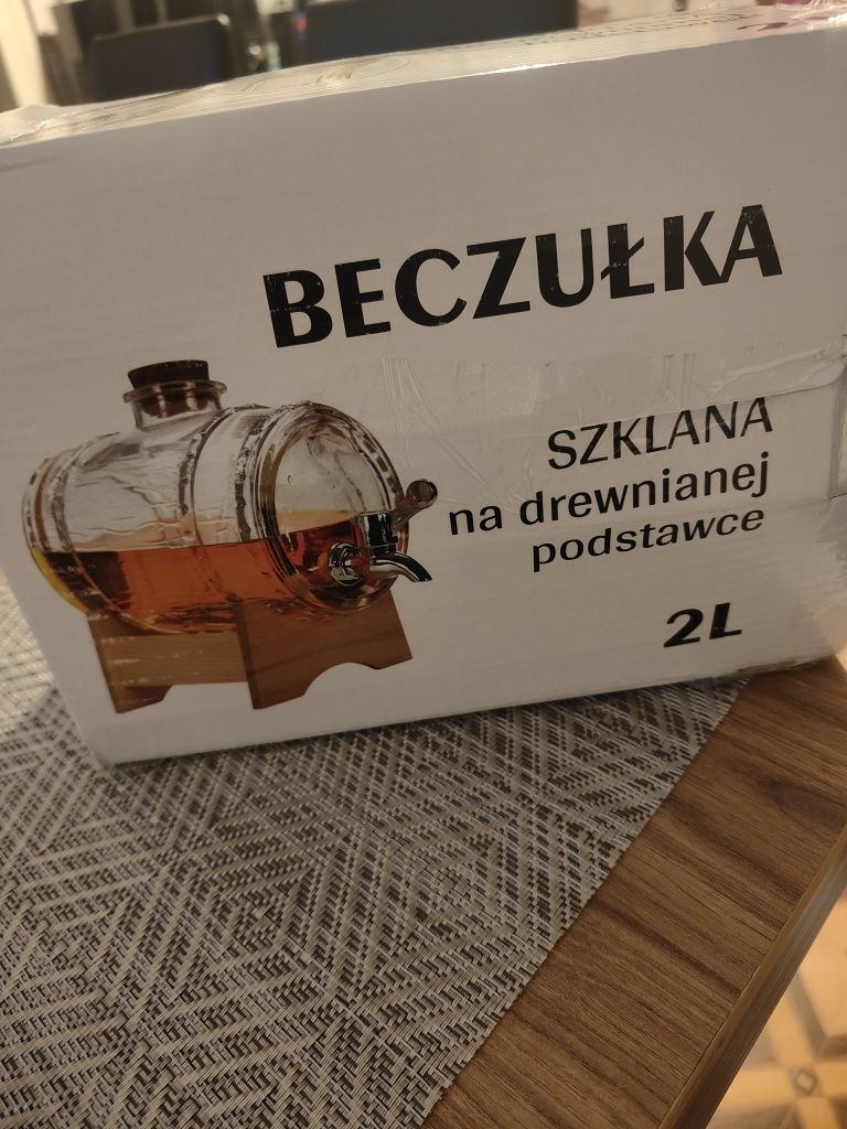 Beczka szklana 2l