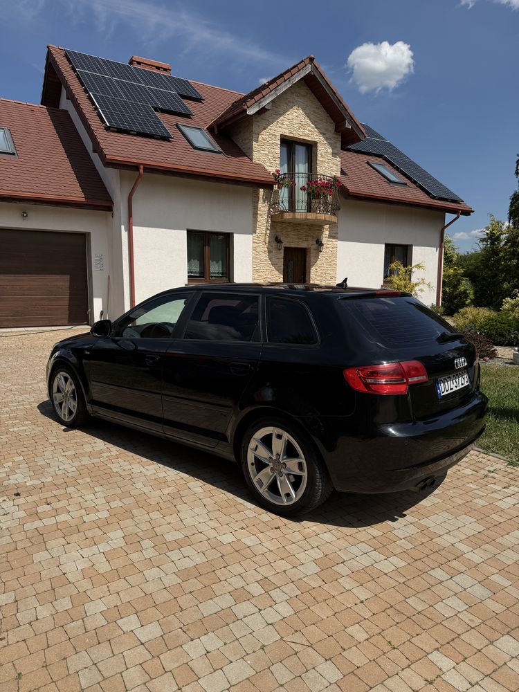 Audi A3 8P Sline 2.0 TDI 140KM DPF Ambition 2009 BOGATA WERSJA