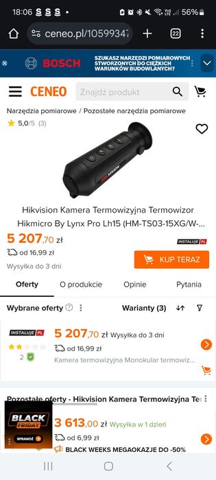 Kamera termowizyjna Hikvision