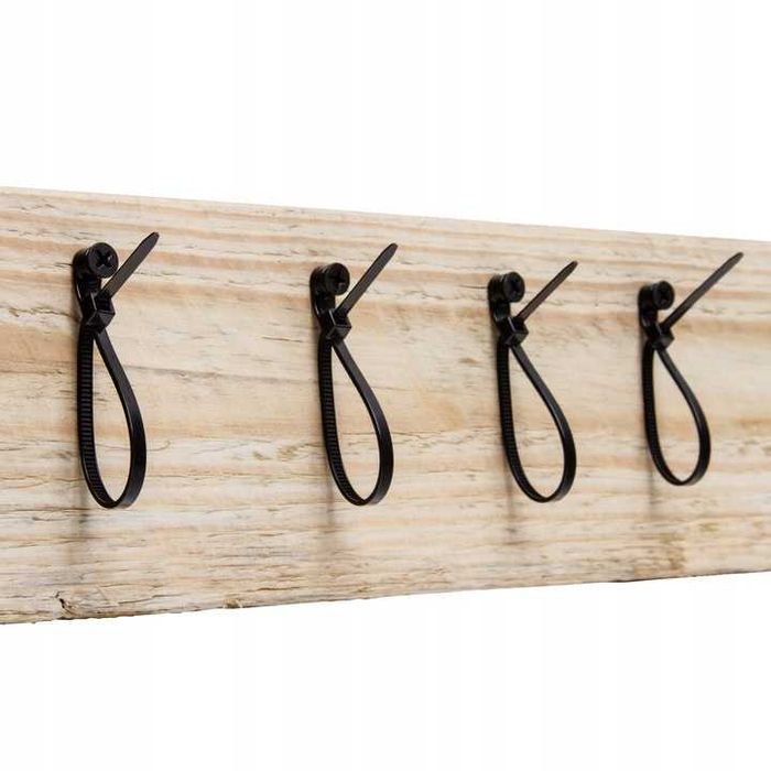 Opaski Zaciskowe Trytytki Kablowe  Czarne Uv Z Otworem 3,5x150mm 50szt