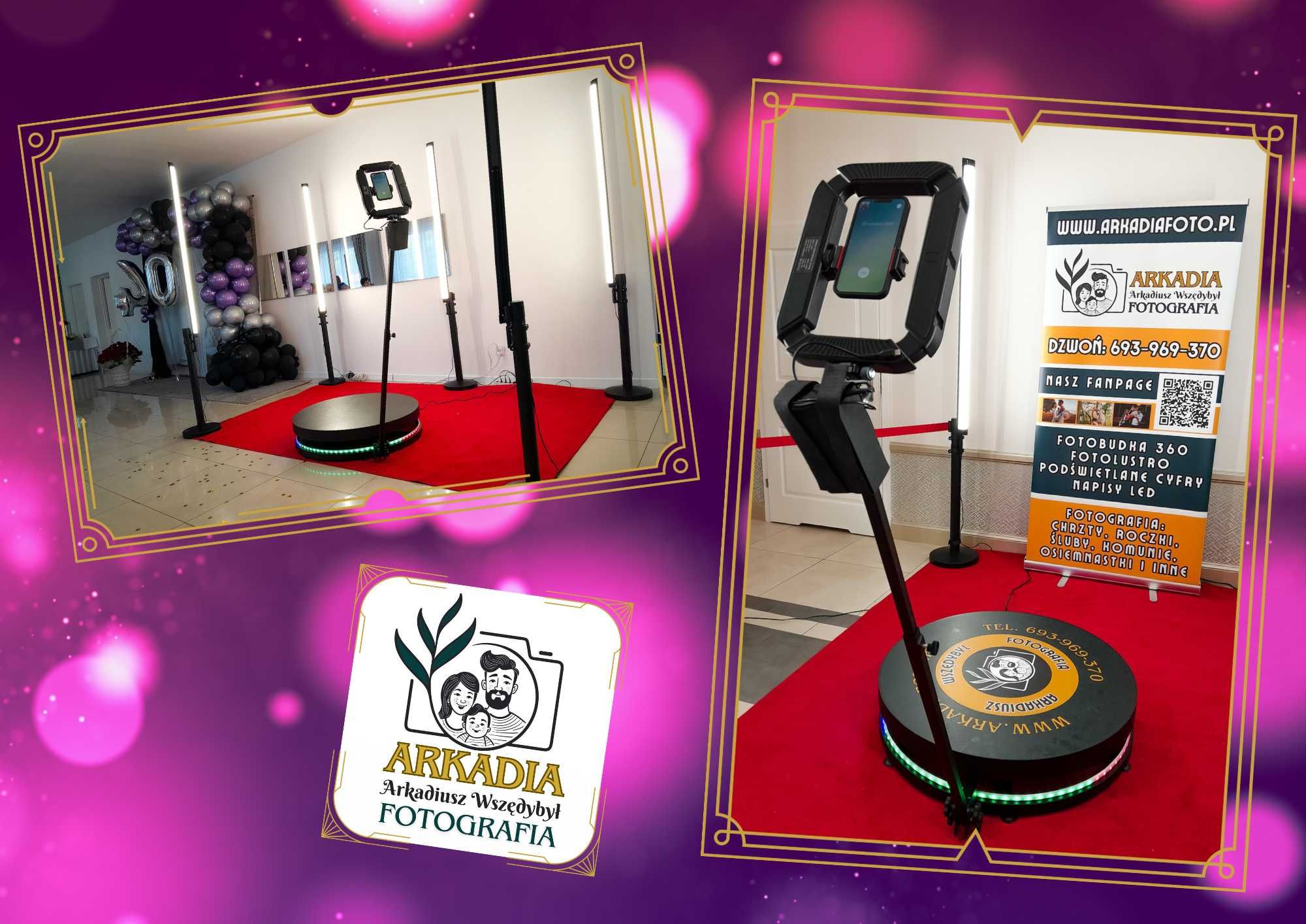 Fotobudka 360 | Fotolustro - wynajem | Konin Turek Kalisz Koło |