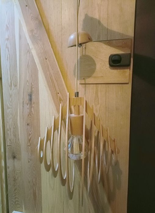 Lampa drewniana Ikea