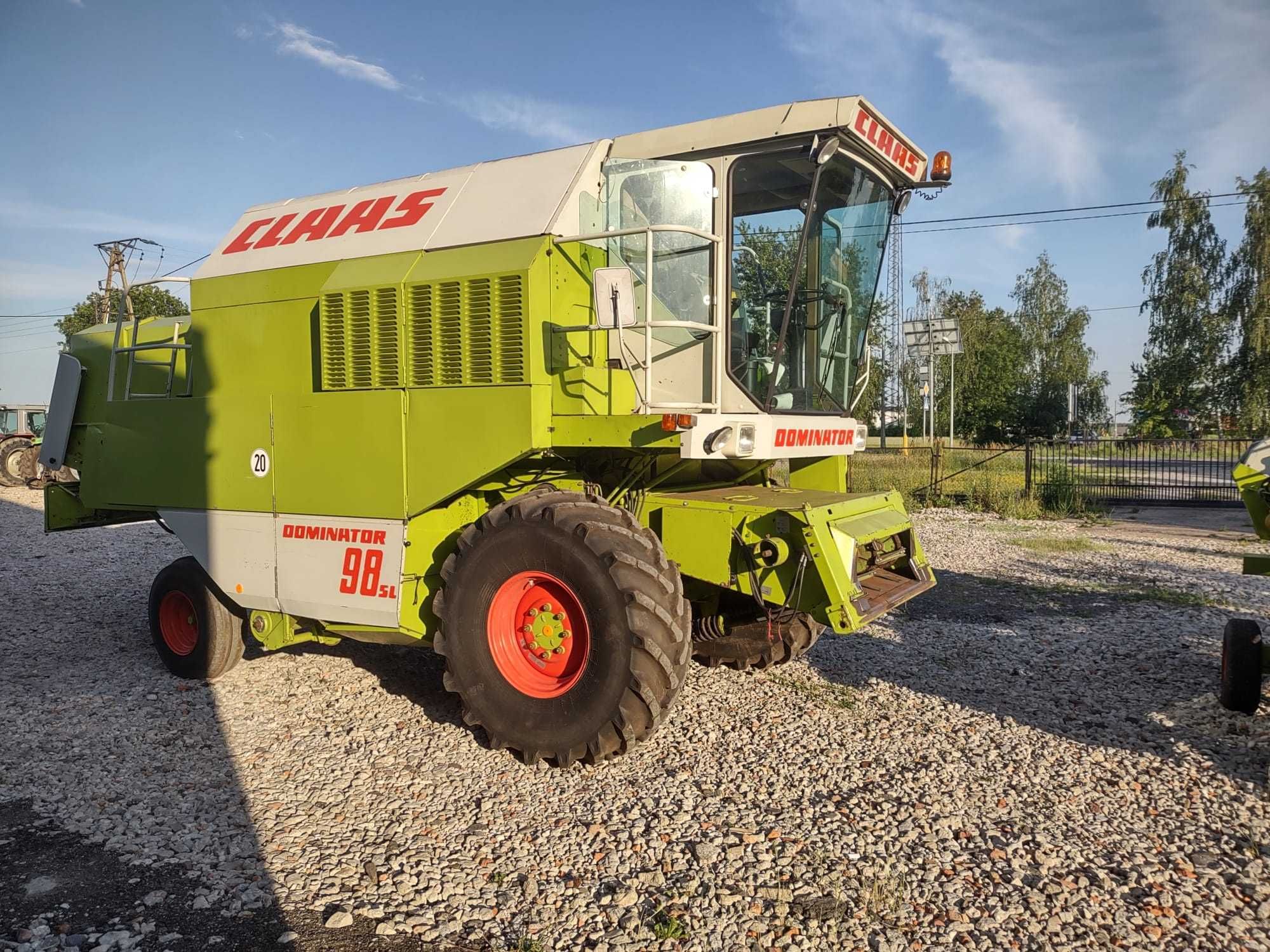 Claas dominator 98 SL hydrostat Heder C 390 cały w oryginale stan bdb