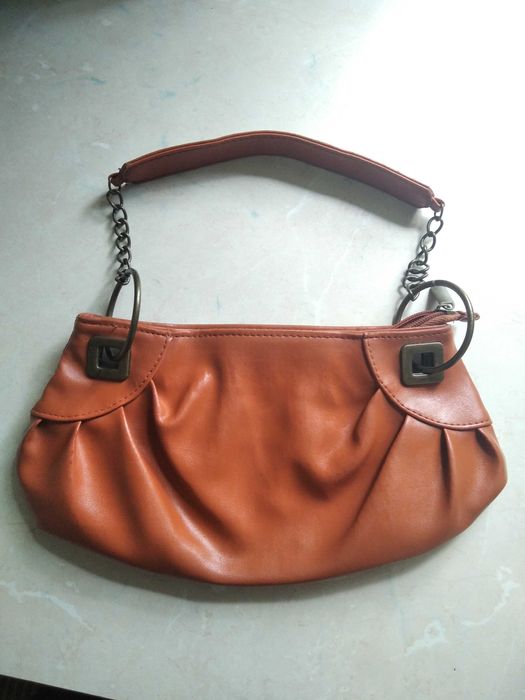 Сумка багет,клатч  коричнева