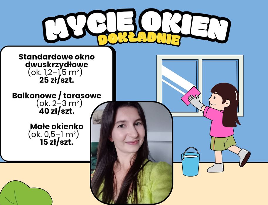 Mycie okien. Dokładnie i bez smug.