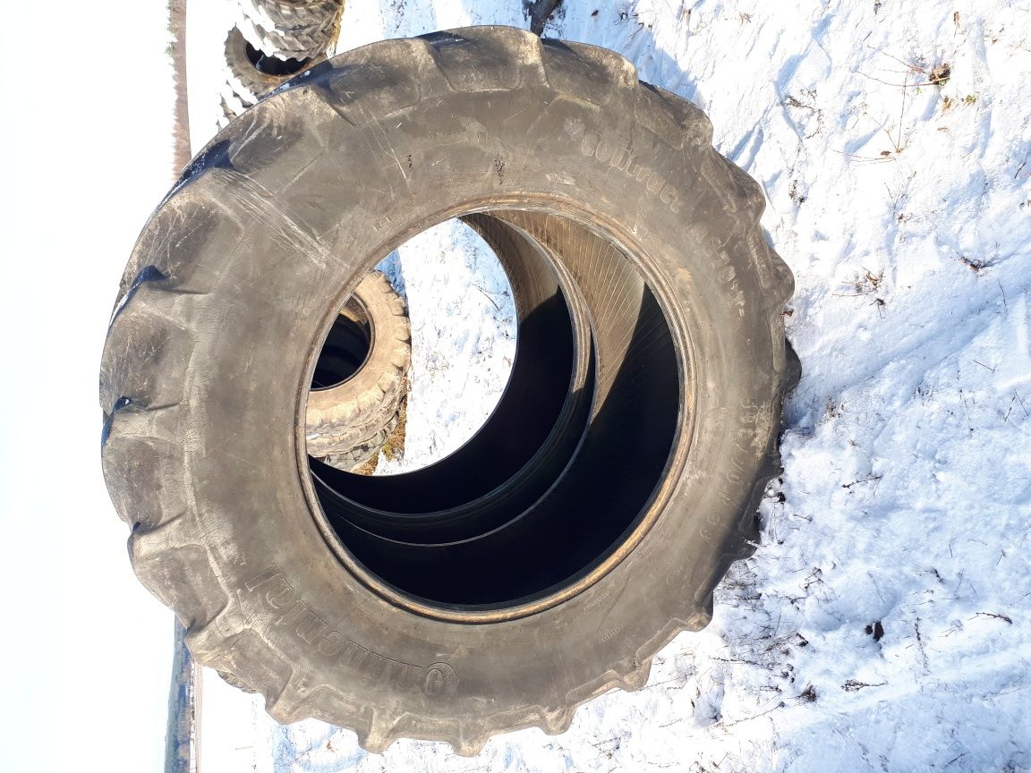 Ładna Para opony 580/70 R - 38 Continental AC70 T wzmocnione Ładne!