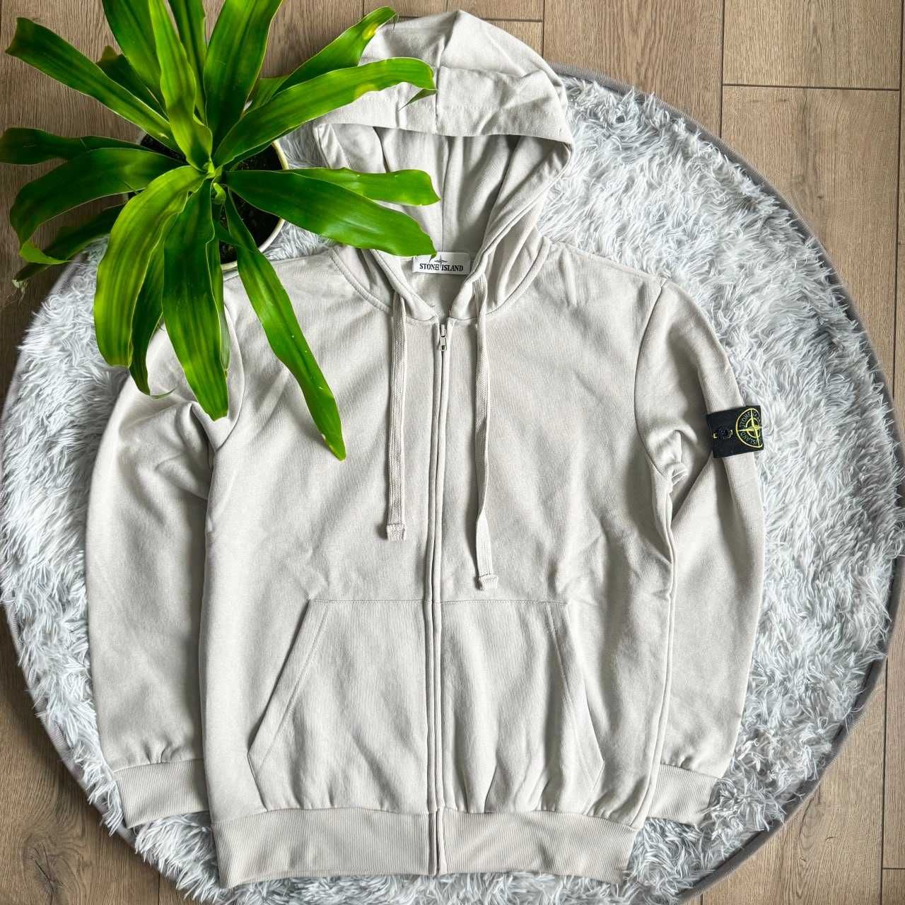 Новая кофта | Stone Island ОлІмпійка Хакі | Зіп Худі Стон Айленд
