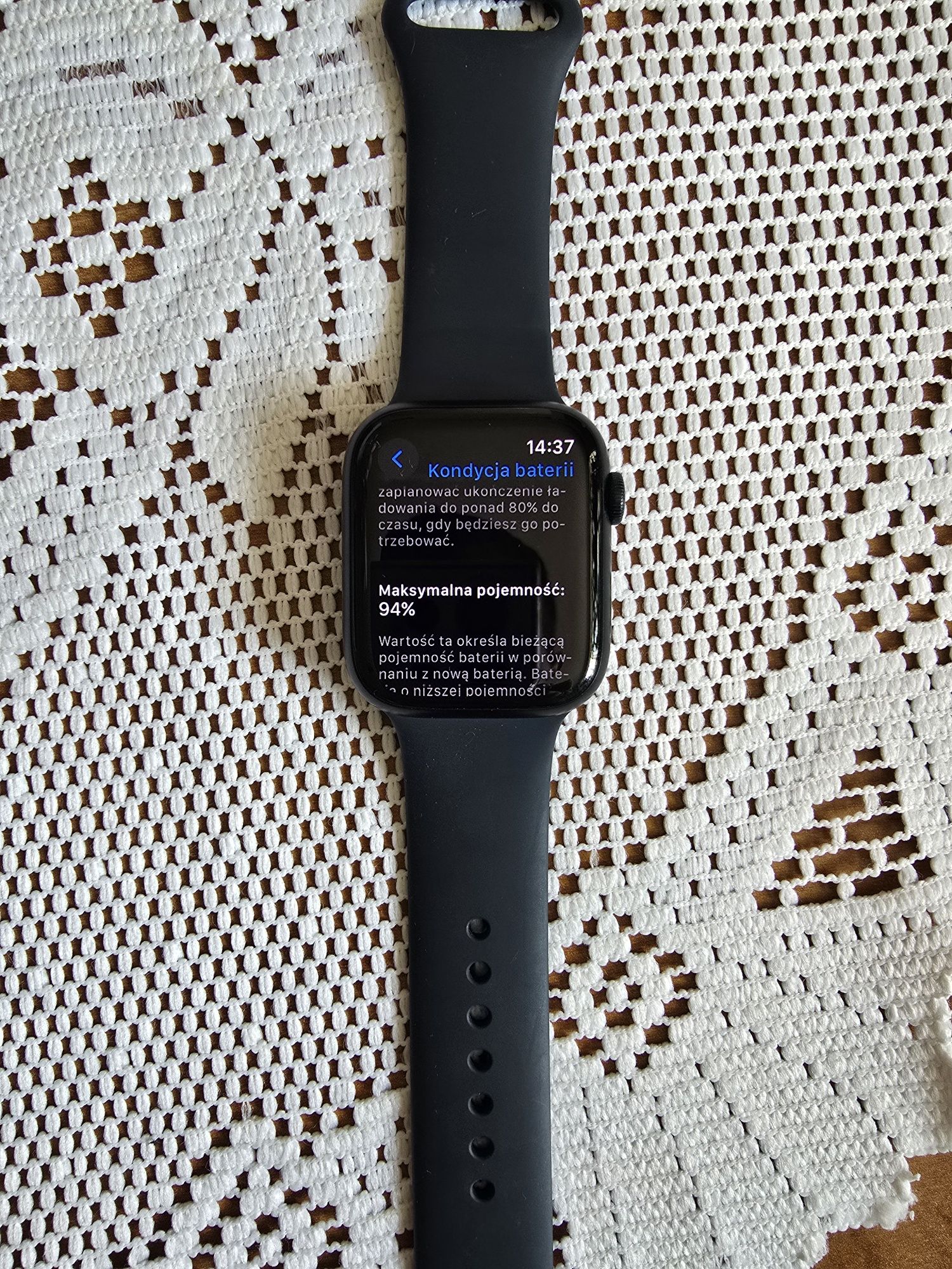 Apple Watch series 9 45mm czarny