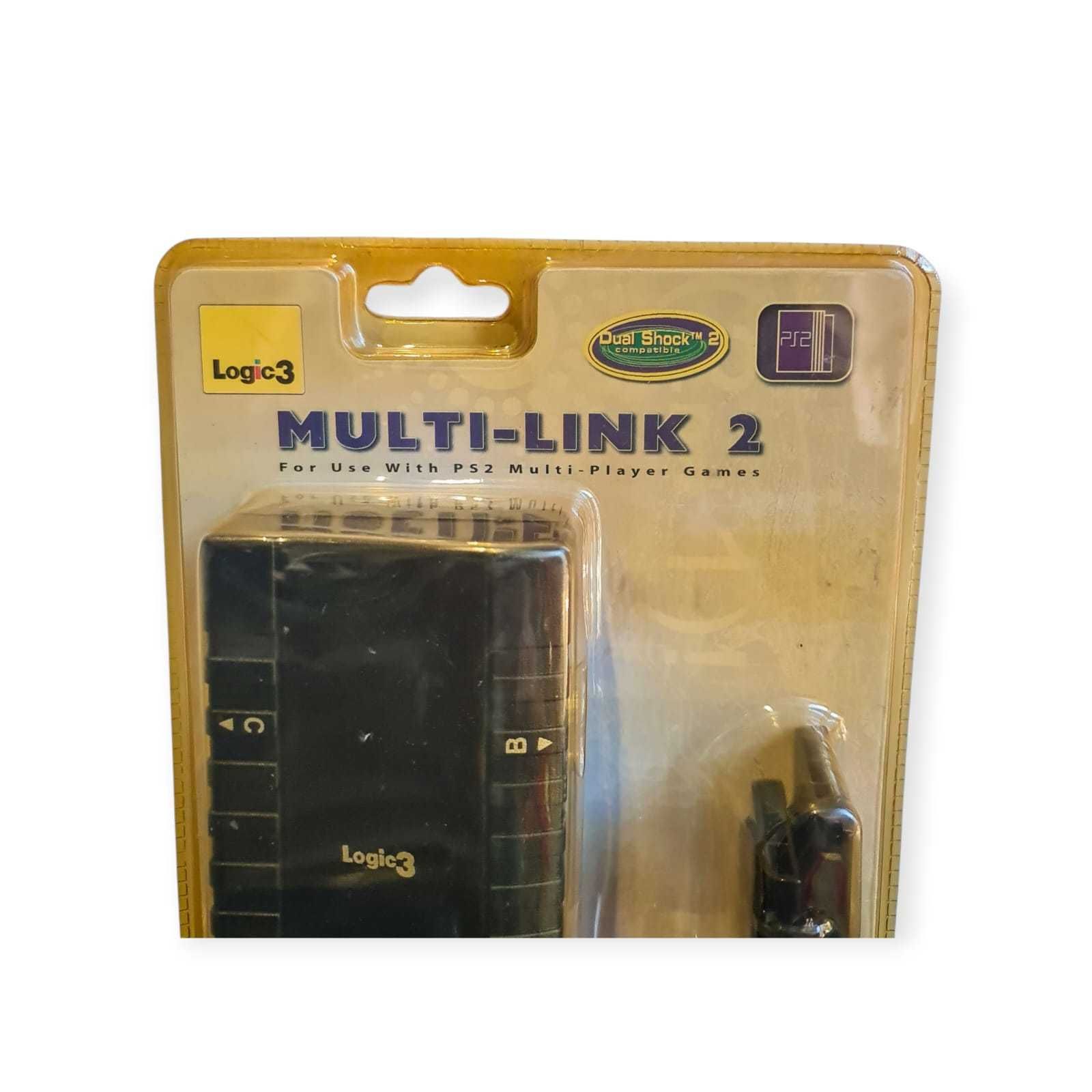 Cabo Multilink 2 – Logic3 para PS2 (até 4 jogadores) – Selado/Original