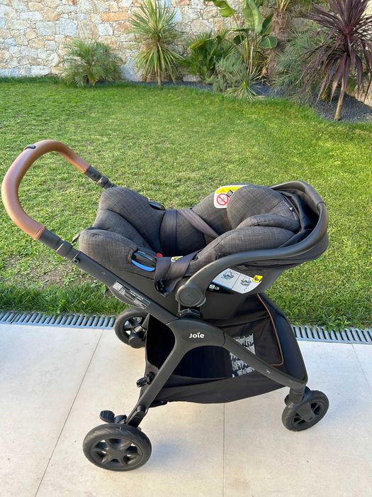 Conjunto babycoque, com base Isofix e cadeira de passeio Joie I-Gemm2